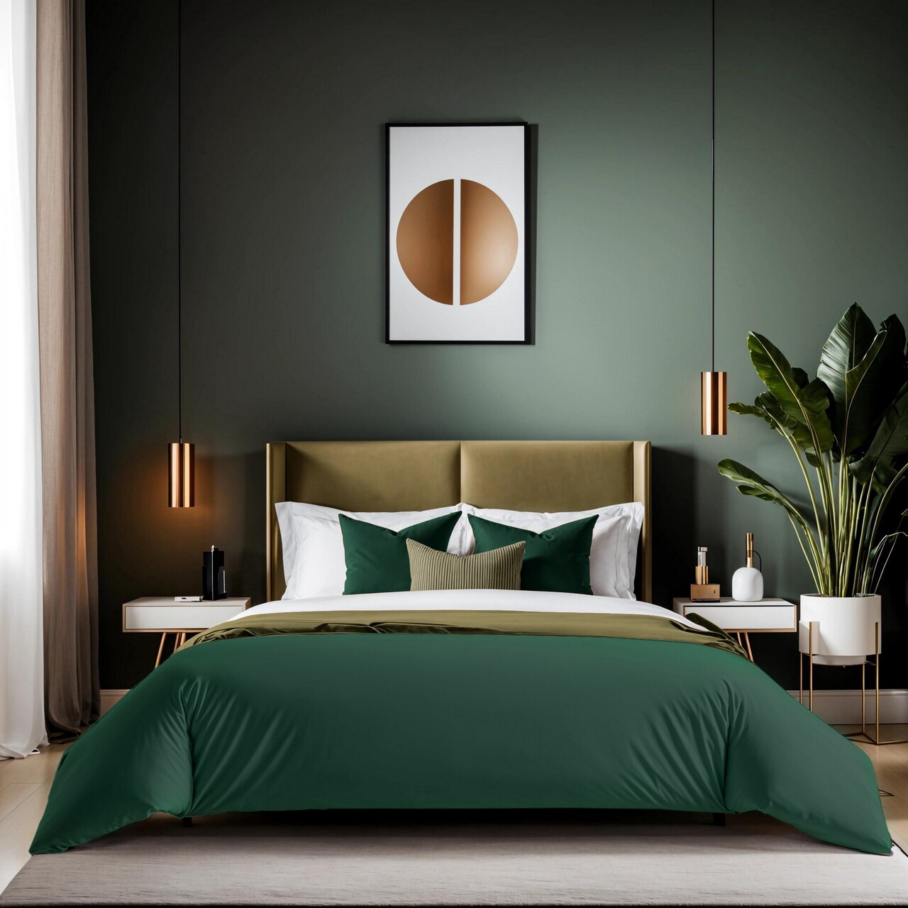 Husa de pilota Ranforce Double (FR) (IT) (DE), L'essentiel Maison, Tonne Verte, Verde inchis - imagine 7